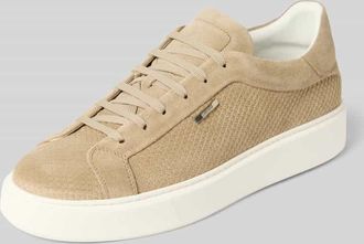 Antony Morato Sneaker aus Leder mit Label-Detail Modell ARTEM in Beige, Größe 40