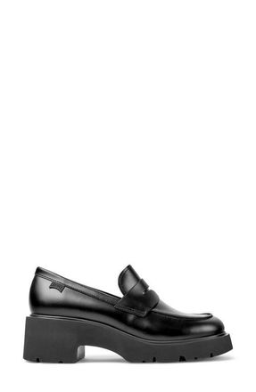 Camper Milah Penny Loafer in Black at Nordstrom, Size 36