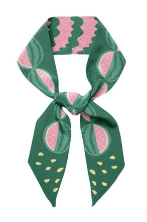 Centinelle Watermelon Twilly Ribbon Scarf in Red at Nordstrom