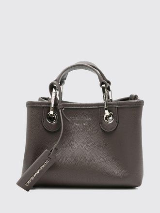 Emporio Armani Mini Tote in Faux Leather with Removable Pouch