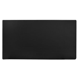 Deco Wood Cabecero tapizado de polipiel liso en color negro de 160x80cm