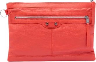 Balenciaga Pre-owned Clutches, female, Orange, Size: ONE SIZE Pre-owned Clutch