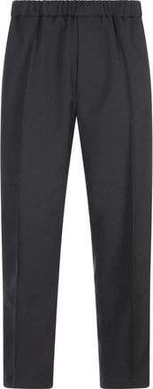 Jil Sander Blauw Polyester Herenmode Kleding - Heren - Slim Fit Broeken - Blauw - XL - Polyester - Broeken