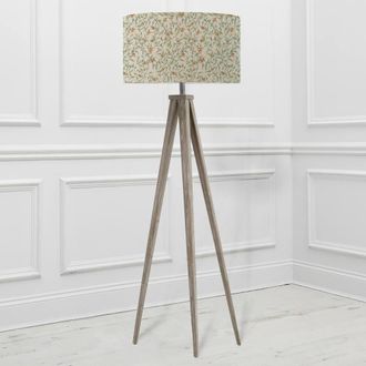 Voyage Maison Aratus Floor Lamp With Aura Eva Lampshade in Light Beige
