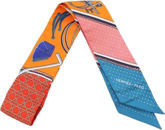 Hermès Foulard Twilly Les Voitures a Transformation in seta 2017 - Multicolore