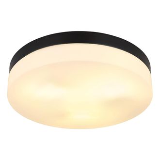 Globo Lighting Plaf&oacute;n - Vranos - Negro - Aluminio - &Oslash; 30cm - E27 - - Globo