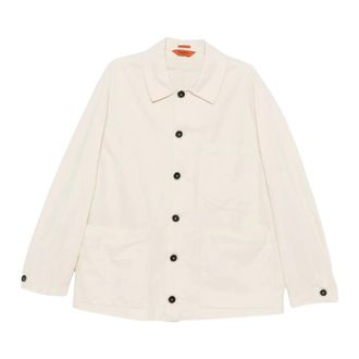 Barena Overshirt Stae - Heren - Zomerjassen - Beige - XL - Katoen - Jassen