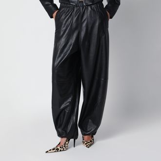 Frankie Shop Pantaloni Oakdale neri in pelle