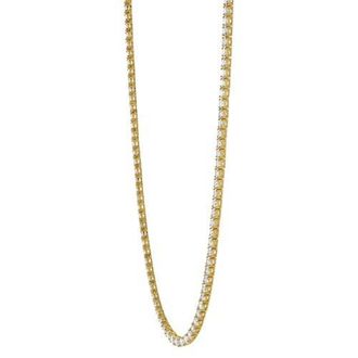 LuvMyJewelry Thalassa 10K Gold Lab Grown Diamond Tennis Chain - 3.6mm in 10K Yellow Gold at Nordstrom