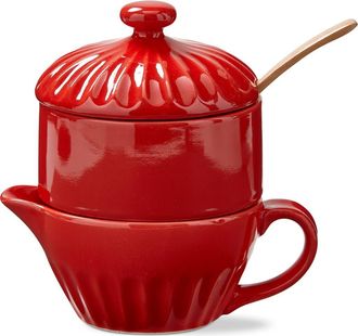 Tag Stinson Red Cream and Sugar Set Ceramic Dishwasher Safe at Nordstrom