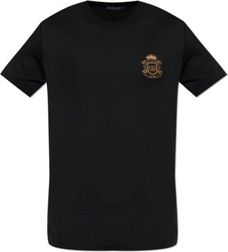 Dolce & Gabbana Hombre, Camisetas, Negro, Talla: XL