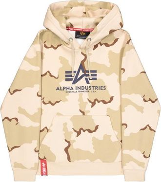 Alpha Industries Basic Grote Logo Camo Hoodie
