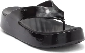 Crocs Getaway Platform Flip Flop in Black at Nordstrom Rack, Size 10 Womens / 8 Mens