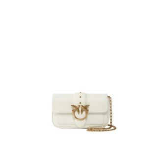 Pinko Cross Body Bags, female, White, Size: ONE SIZE Pocket Love Bag One Simply