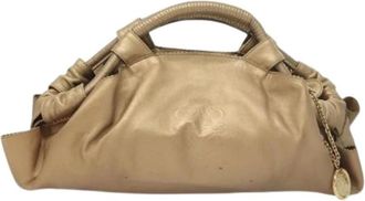 Loewe Pre-owned Handbags, female, Yellow, Size: ONE SIZE Pre-owned Leather Handbag