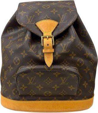 Louis Vuitton Brown Monogram Canvas Backpack (Pre-Owned)