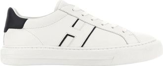 Hogan H691 Allacciato H Sneakers in White Blue