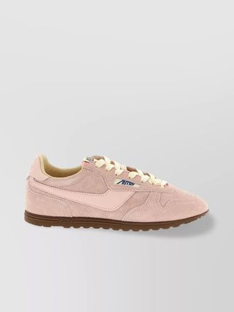 Autry whirlwind suede sneakers with rubber sole