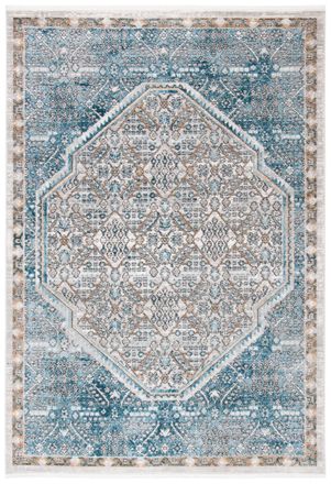 Safavieh Alfombra azul/gris 122 x 183 cm
