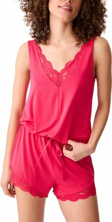 PJ Salvage Day Dreams Modal Romper In Ruby Red