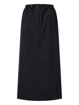 TOMBOY Gonna midi con vita elasticizzata - Nero