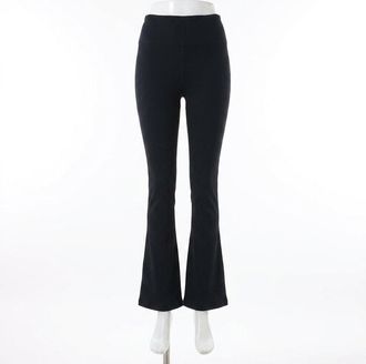 Spanx Micro Flare Leggings Pant In Very Black