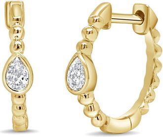 Sabrina Designs 14K 0.11 ct. tw. Diamond Huggie Earrings