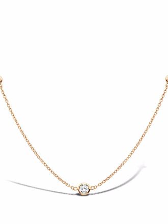 Pragnell 18kt rose gold Sundance diamond pendant necklace - women - Diamond/18kt Rose Gold - 45 - Pink
