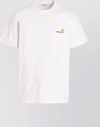Carhartt Work in Progress crew neck plain pattern short sleeves t-shirt