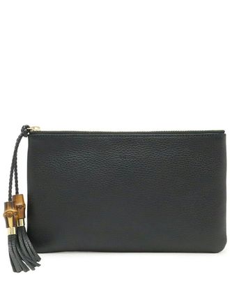 Gucci Bamboo Tassel Clutch Bag (Authentic Pre-Loved)