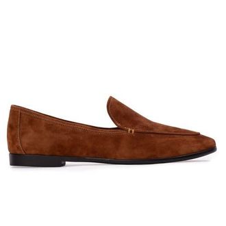 Black Suede Studio Allie Suede Loafer in Tobacco Suede at Nordstrom, Size 39