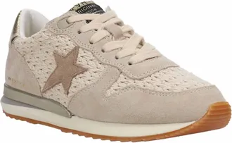Vintage Havana Womens Rock 11 Crochet Sneaker In Taupe