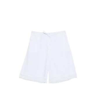 The Nina Studio Lace-detail Drawstring Shorts