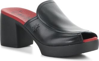 FLY London Flae Platform Sandal in Black at Nordstrom, Size 10-10.5Us