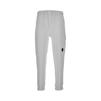 C.P. Company Sweatpants, male, White, Size: L Cargo Pants