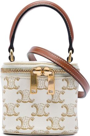 Celine Pre-owned Celine Mini Triomphe Coated Canvas Vanity Case Ladies CZG45X9OS3CUBS0G