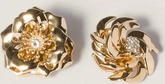 Miu Miu Metal earrings with crystals