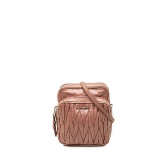 Miu Miu Pre-owned Miu Miu Matelasse Nappa Crossbody Ladies WK8H7SSVPQYTN6S4
