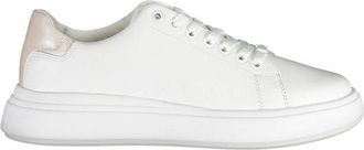 Calvin Klein Bianco Pelle Donna Womens Sneaker