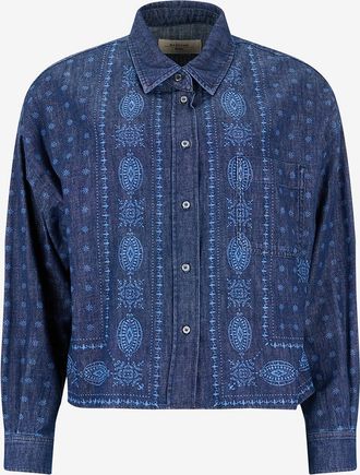 Max Mara Jeanshemd mit Bandana-Print Giochi