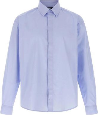 Jacquemus La Chemise Simon - Heren - Casual Overhemden - Blauw - S - Katoen - Overhemden