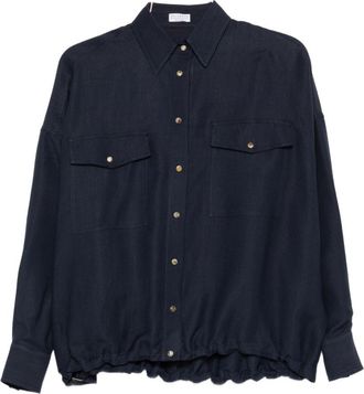 Brunello Cucinelli Brunello Cucinelli Hemd aus Leinenmischung