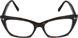 Tom Ford Stijlvolle Bril Ft 5709-B 052 - unisex - Brillen - Bruin - 54 MM - Accessoires