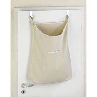 WENKO Cesta De Ropa Colgante Beige 52x10x81 Cm