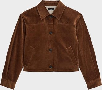 Theory Corduroy Shirt Jacket