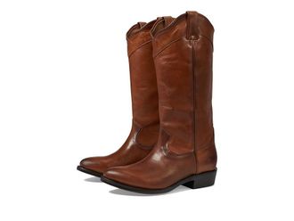 Frye Billy Daisy Pull On Womens Boots Caramel : 7.5 B - Medium, Leather
