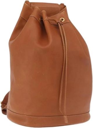 Gucci Pre-owned Vintage Body Bag - Dames - Vintage Rugzakken - Bruin - ONE Size - Leer - Vintage