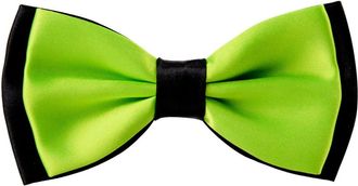 Alizeal Mens Adjustable Pre-tied Bow Tie for wedding, Lime Green