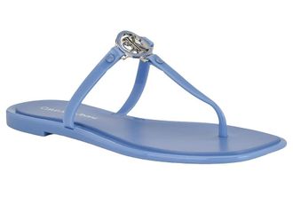 Calvin Klein Ellye Womens Sandals Medium Blue : 11 M, Synthetic