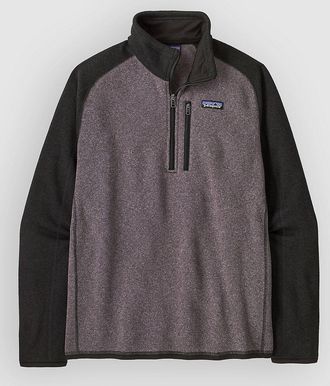 Patagonia Better 1/4 Felpa con Zip grigio